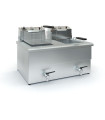 Φριτέζα Ηλεκτρική Διπλή ΤX10 (2x10Lt-12Lt) 380V με βρύση