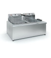 Φριτέζα Ηλεκτρική Διπλή Φ1000/ΡΕΛΕ (2Χ8Lt-10Lt) 230V