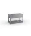Λάντζα Ανοιχτή Με 2 Γούρνες 220x70x87