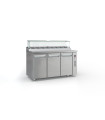 Ψυγείο Salad Bar Inox  150x70x126 Χωρίς Μηχανή