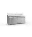 Ψυγείο Salad Bar Inox  195x70x126 Χωρίς Μηχανή