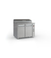 Ψυγείο Saladette Inox 105x70x126 Χωρίς Μηχανή Με Καπάκι